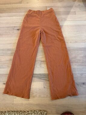 NWT Orange Textured Lounge Pants size xs.